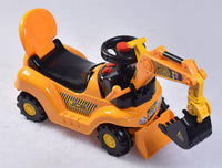 4Kids Jc3 manual operation rideon for kids| to play in any area  Rideons & Wagons| Non Battery Operated Ride On (Yellow)